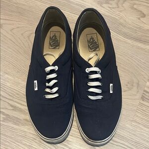 Vans Men's Dark Blue Canvas Sneakers